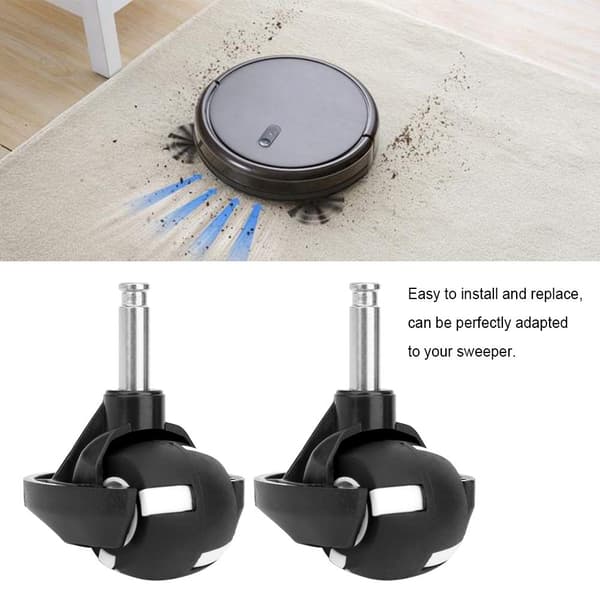 (4×4×8cm) 2 universalhjul, erstatningshjul til Deebot N79/N79S robotstøvsuger tilbehør