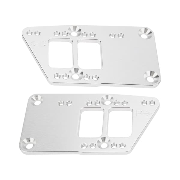 2 Motorbeslag Konverteringsplade Aluminiumslegering til Chevrolet LS1 LS2 LS3 LS6 LS Motor