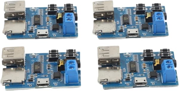 MP3 Super Decoder Pakke Med 4 Afkodning, Rækkevidde 3 7~5 Moduler Med Tabsfri Kompatibel Strømforsyning 5V, Afspilning