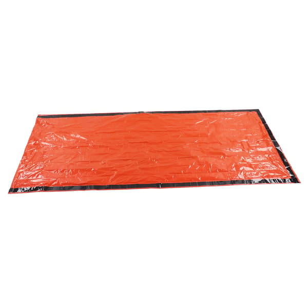Overlevelsesdækken Vandtæt foldbart termisk nøddækken til udendørs campingvandring Orange 210x90cm