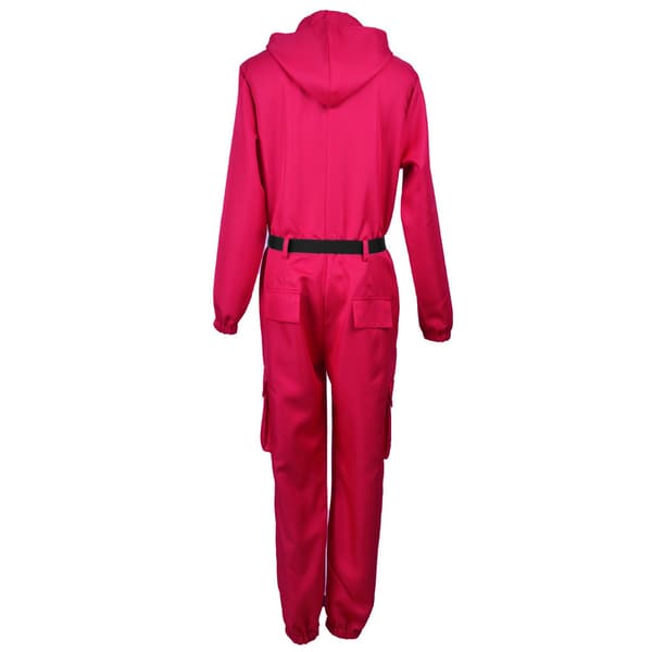 Squid Game Jumpsuit & Mask til voksne og børn [JUN] M square square M