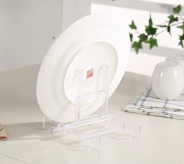 (9,5×13,3×14,3cm) 10-pakning Justerbart Akryl Displaystativ for 6 \"-12 \" (Tverrdelen)