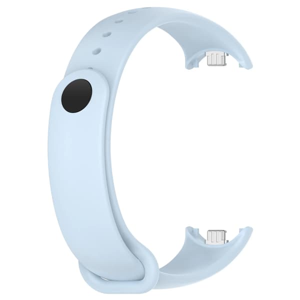Lyseblå silikone erstatningsrem til Xiaomi Mi Band 10 9 8[JUN] til miband 8 9 10 lyseblå light blue for miband 8 9 10