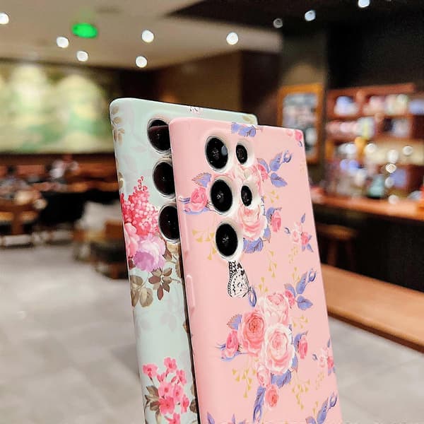 For Samsung Galaxy S22 5G Case with small flowers