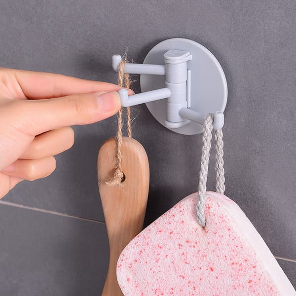 Adhesive Hook Kitchen Creative Wall Hook - 5 Pcs Wall Self-Adhesive Hook Self-Adhesive Hook No Drilling Hook Bathroom Hook - S