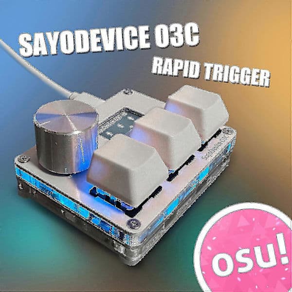 Sayodevice O3c Rapid Trigger Hall Effect Magnetisk Lineært Tastatur [JUN]