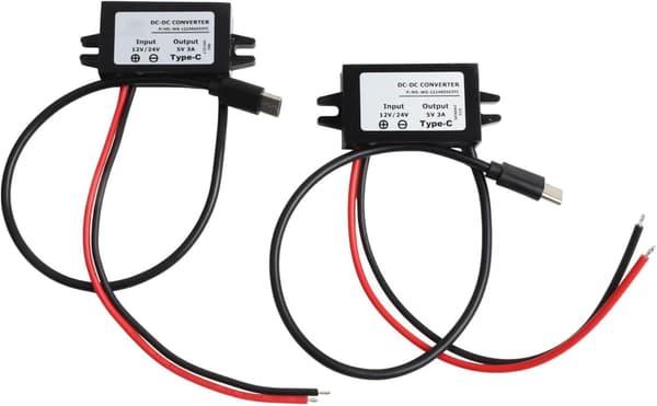 Robust design på denna USB C från DC-källor Vattentät Stepdown-omvandlare Spänning