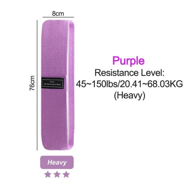Durable Exercise Band with Light Resistance, Light Grey ljusgrå