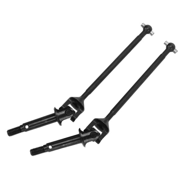 2 stk. stål forreste drivaksel RC transmissionsaksel erstatning til Losi Baja Rey 1/10 RC bil sort