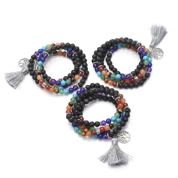 108 perler wrap-armbånd healing Reiki-halskjede