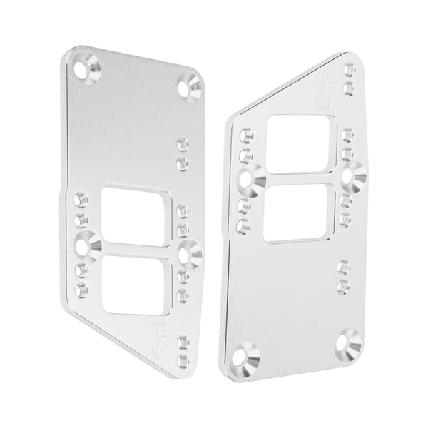 2 Engine Mount Conversion Plate Aluminum Alloy for Chevrolet LS1 LS2 LS3 LS6 LS Engine
