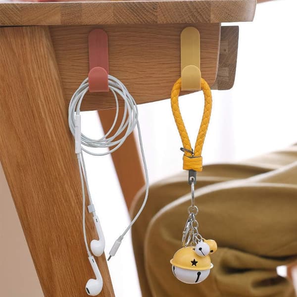 12 stycken väggkrokar, självhäftande väggkrokar