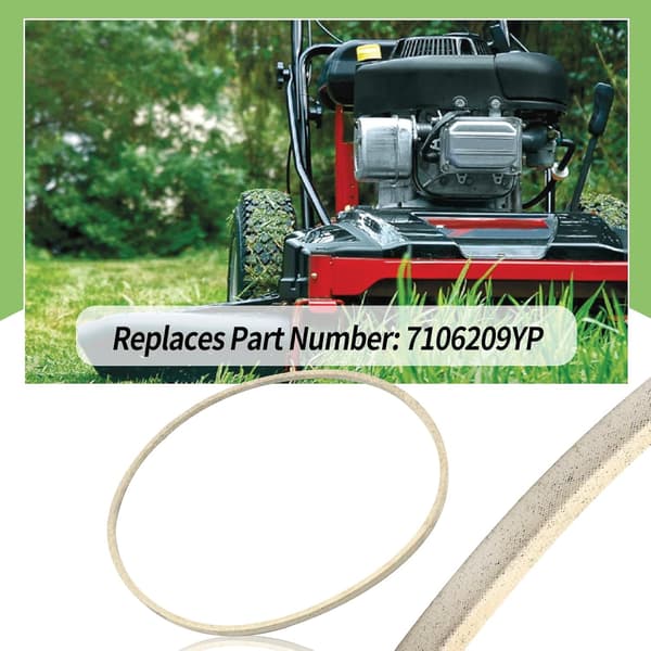 7106209YP kilerem 1/2\" x 52\" dækbælte, erstatning for Snapper Simplicity Murray plæneklipper -