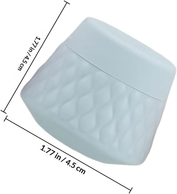 4-pack silikonreseburkar för hudvård och kosmetika