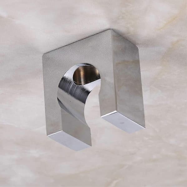 Shower Head Holder, Solid Copper Handheld Shower Bracket, Square Wall Mount for Bathroom and Toilet
