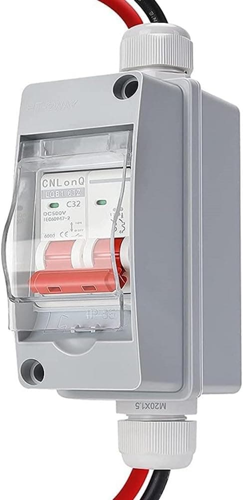 32A IP65 og systemer i Off Grid DC500V fotovoltaisk isolatorafbryder med vandtæt, ABS+PC-skal, PV-terminaler til solcelleanlæg