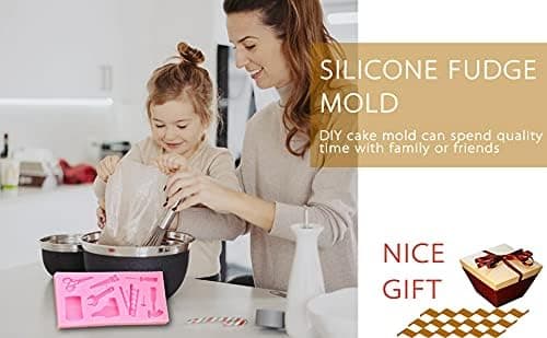 Silikoneform til fondant, lille form til fondant til kager, DIY bageform, skruenøgleform til kagedekoration