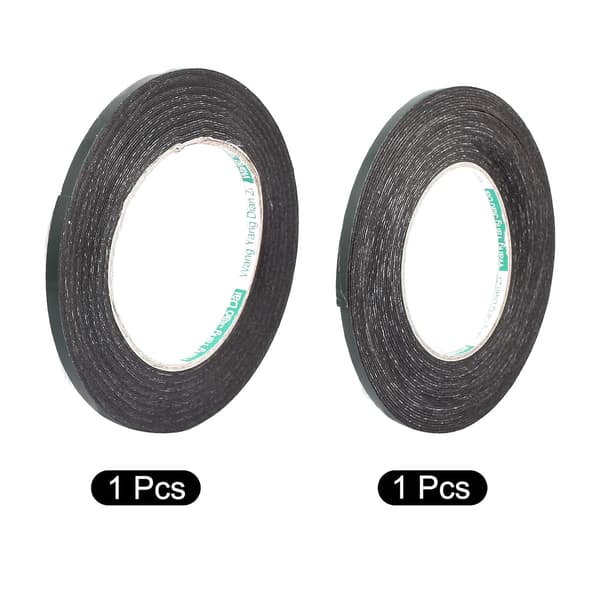 Skumtape 5 mm bredde x 0,5 mm tykkelse 1 mm selvklæbende dobbeltsidet til døre 1 sæt Blue White