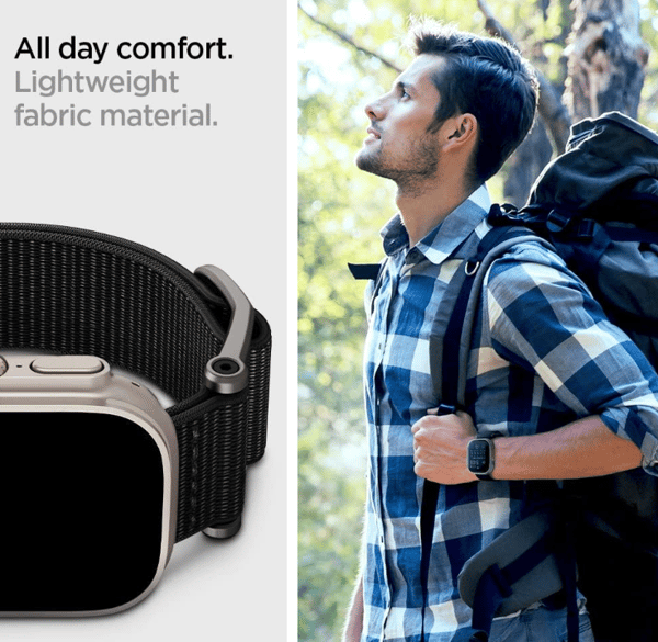 Sort parat med grå 38/40/41mm, egnet til iwatch S9/Ultra2