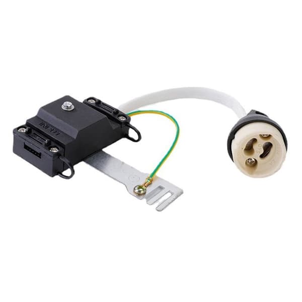 GU10 Lamp Socket 5-pack, GU10 Lamp Base Connectors with Cable and Insulated Junction Box 2A 250V LED Bulb