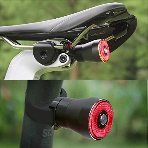 Intelligent cykelbaglygte, USB-genopladelig induktionsbremse