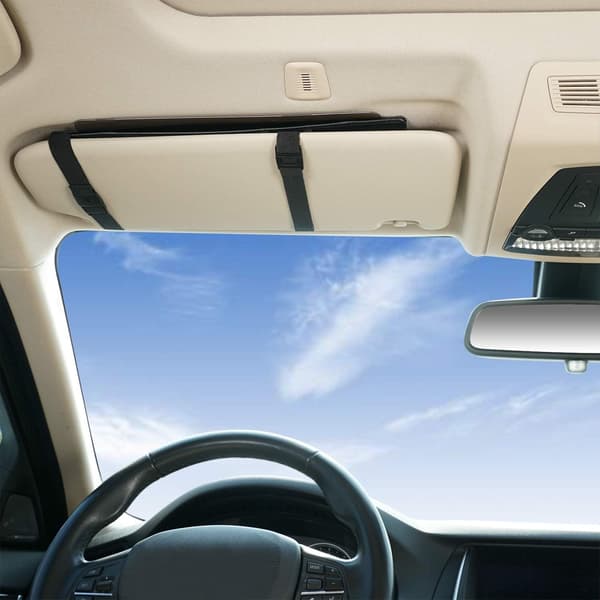 Car Visor Sunshade Extender TFY Car Visor Extender Sun Visor with a Transparent Part Downwards