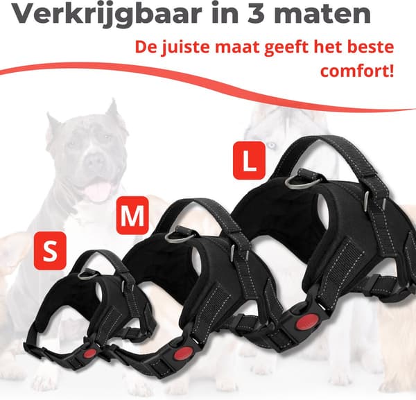 Hundesele - Easy Walk Hundesele - Halti Anti Pull - Halti Optifit Hovedkrave - Størrelse L - Sort