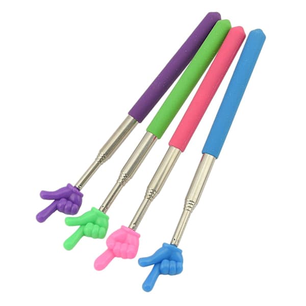 4pcs Telescopic Teacher Pointers for Classroom Lessons, Finger Pointers for Preschool