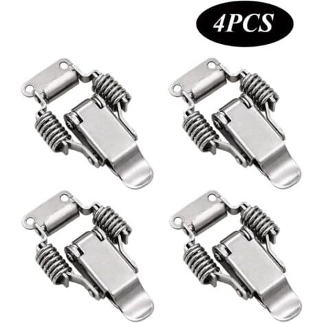 4 pieces stainless steel toggle latch, lever latch, box latch, lever closure, door hasp, toggle latch, spring latch, toggle latch