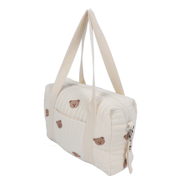 Multifunctional Stroller Storage Bag with Zipper Reusable Handbag Diaper Bag Compatible with Baby Brands[JUN] 0.5 0.5