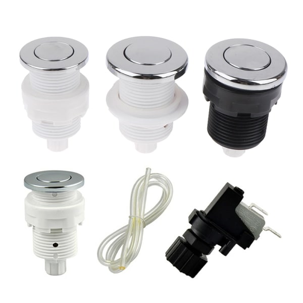 28/32/34mm Pneumatic Switch On/Off Push Button for Bathtub 3(34mm button) 3(34mm button)
