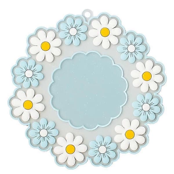Sett med 1 Søte Daisy Silikonunderlag Drikke Kopp Matte Varmeisolering Ta