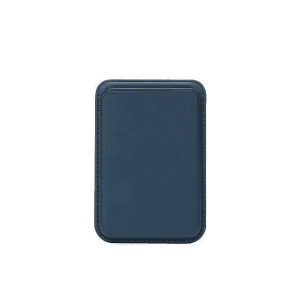 FÖR Apple iPhone Finewoven Plånbok med Magsafe Blå blue