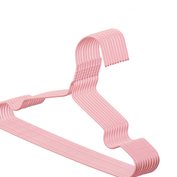 Sömfria Klädhängare - 10-pack, För vått/torrt bruk, Halkfria, Nordisk pulverlack, 30 cm