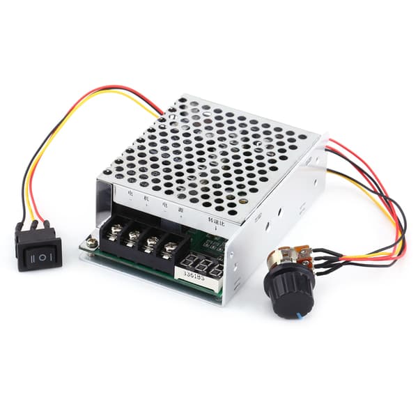Digital Display DC Motor Hastighedsregulator 10V til 55V 40A med Frem/Tilbage-kontakt