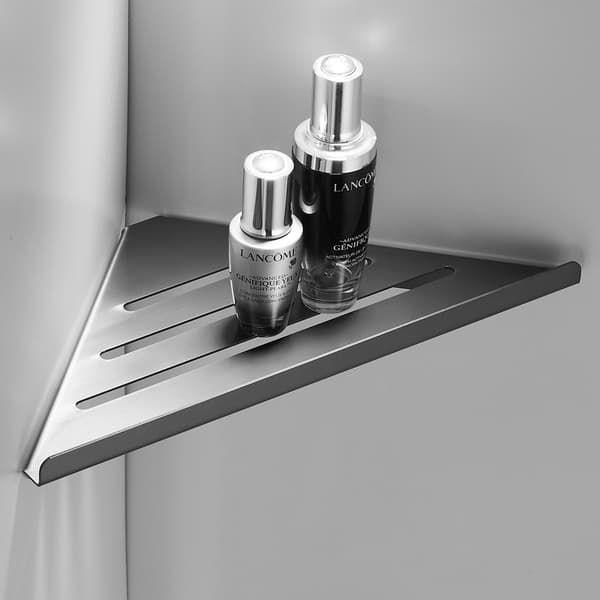Bathroom Corner Shelf - No Drilling Corner Shelf - Shower - Stainless Steel Corner Storage Organizer - Wall Mounted