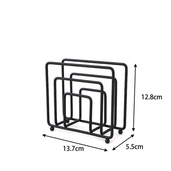 1 stk sort servietholder, papirservietholder, til bord, bordplade