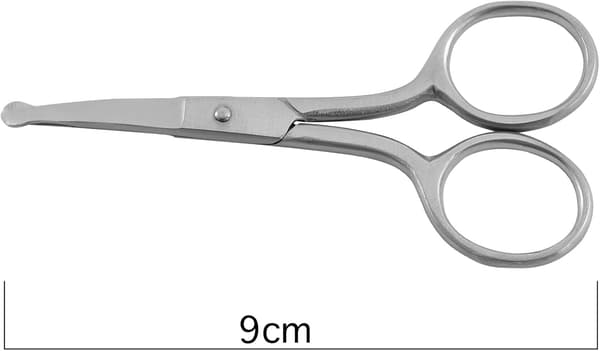 Næse- og ørehårssaks Hårsaks - Ansigthår Afrundede sakse