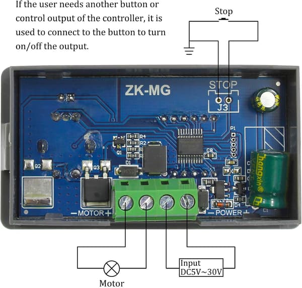 PWM DC Motor Hastighedsregulator Switch 5V 12V 24V 5-15A 150W
