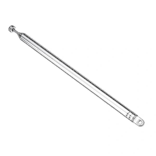 (pow yeah!) Universal erstatningsradio DAB+ FM-antenne teleskopantenne 74cm 7 sektioner