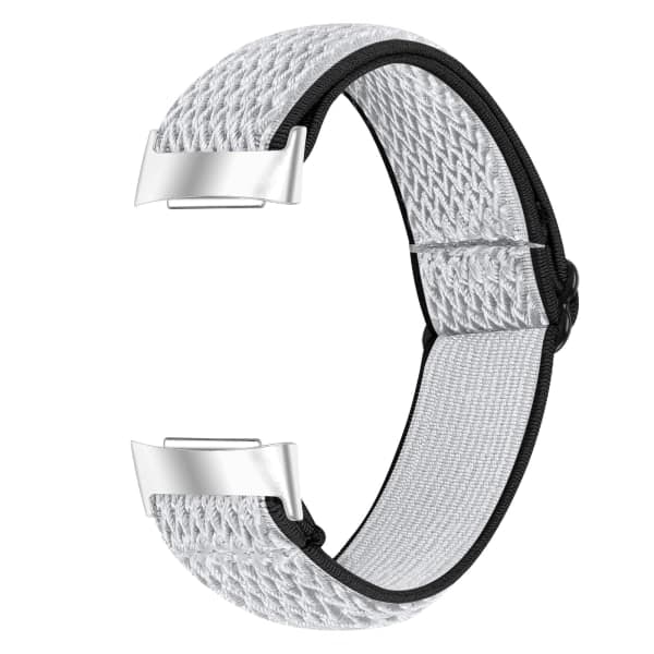 Fitbit Charge 5 armbånd i nylon grå/svart