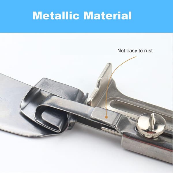 New Adjustable Rolled Hem Foot with Adjustable Width, Sewing Machine Accessory for Rolled Hem, Hemming Tool (15-25mm)
