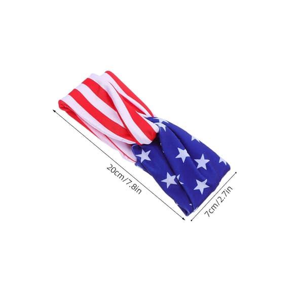 Flag Pandebånd Stof Bungee til Patriotiske Begivenheder