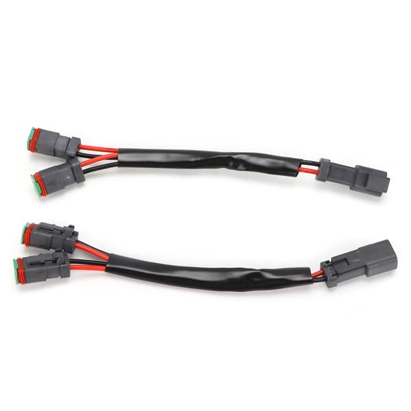 2-Pin LED Work Light Socket Connector Male to Female Universal for Car