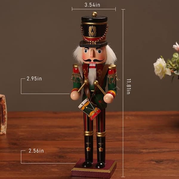 Trenøtt, 30 cm høy juledekorasjon, Nøtteknekker