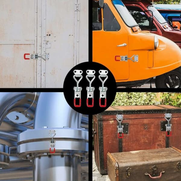 8 pcs Metal Toggle Clamps 4001 Holding Capacity 100 kg / 220 lbs,