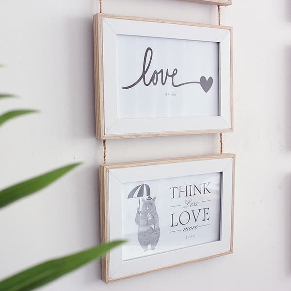 Triple Photo Frame Set (Off-White 7 Inch), Wall Model, Wall Fa