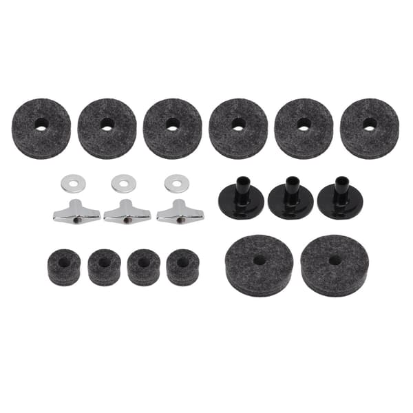 21st Drum Cymbal Felt Pad Non-slip Instrument Accessories Replacement Parts Kit Gray