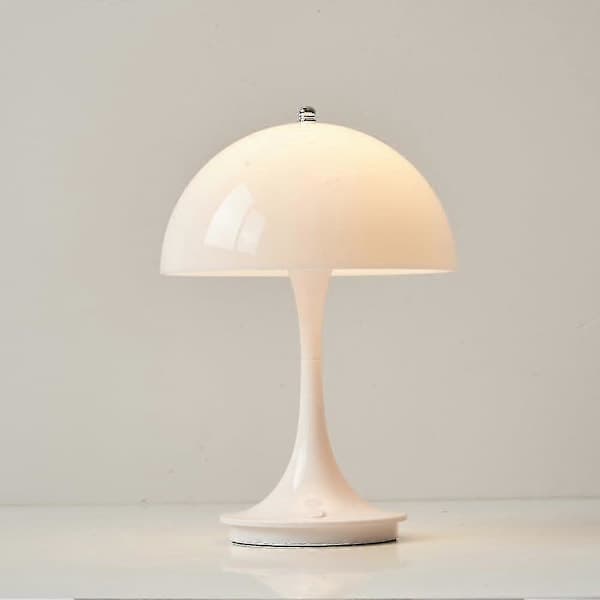 Trådløs soppbordlampe, retro sopplampe med dimbar LED nattlys-FF-