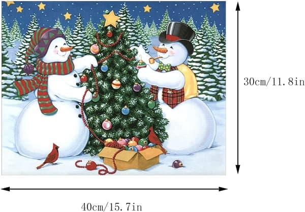 (30 × 40 cm) 5D Diamantmalingssett for voksne, Diamantbroderi